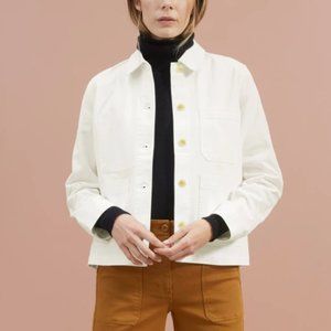Everlane white chore jacket | S
